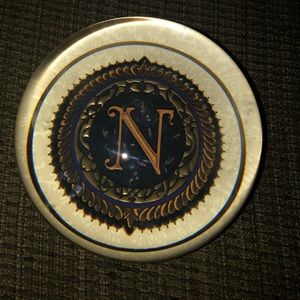 Punch studios crystal “N” paperweight
